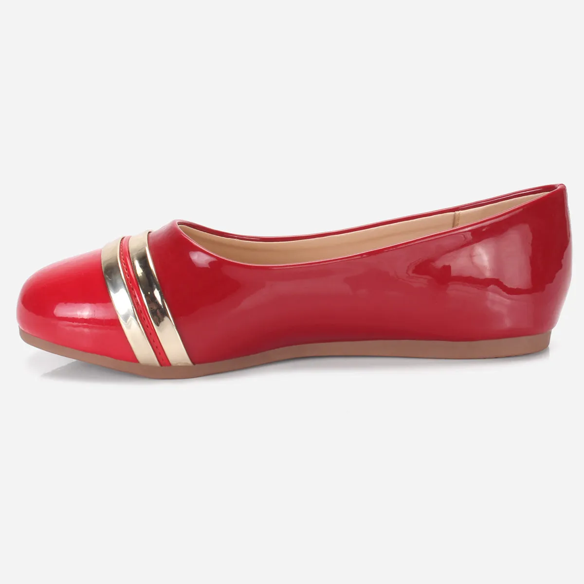 Girls "MIMI" Patent Flat Pumps