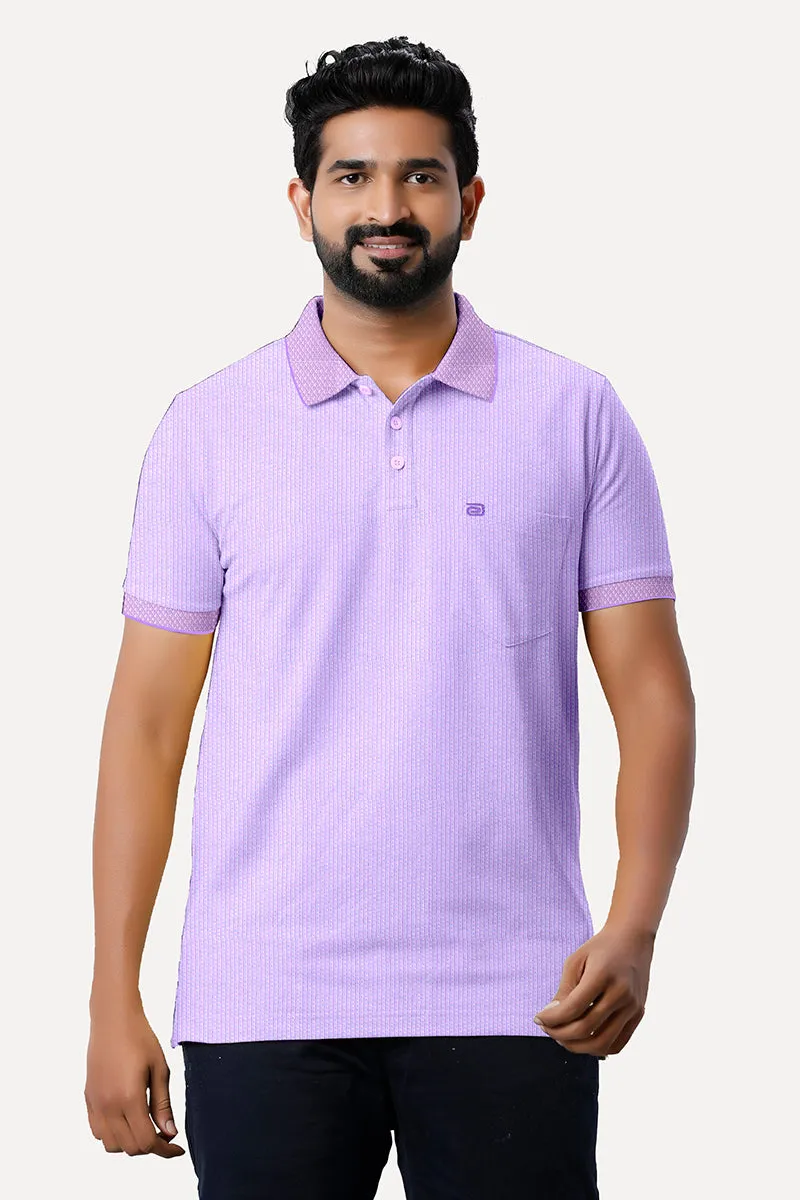 Golf Polo  -  Lavender Purple T-Shirts For Men | Ariser