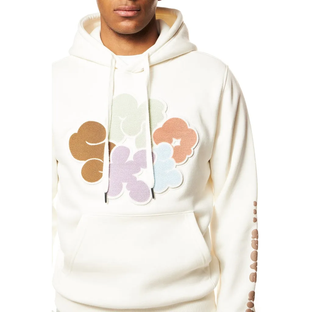 Graphic Pullover Fleece Hoodie - Chalk