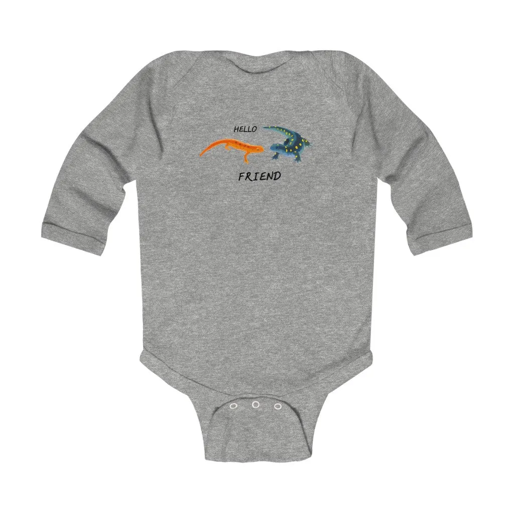 Hello Friend Infant Long Sleeve Bodysuit