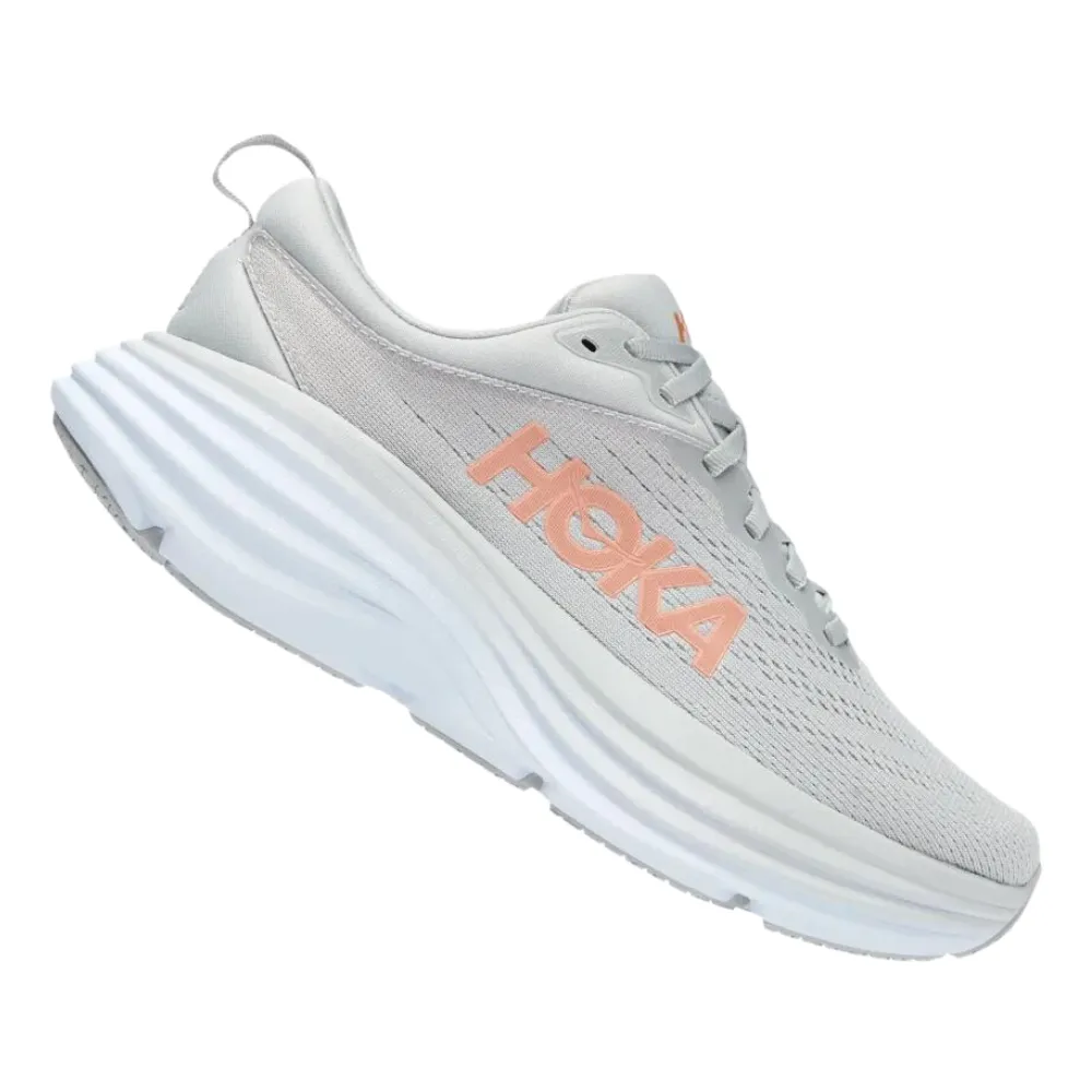 Hoka Bondi 8 Sneaker Harbor Mist/Lunar Rock (Women's)