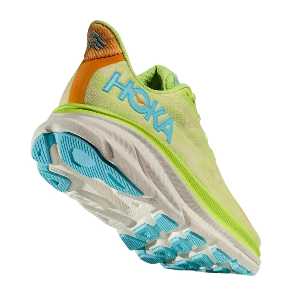 Hoka Clifton 9 Lettuce/Solar Flare Running Shoe (Women's)