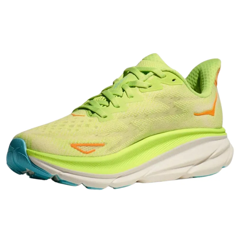 Hoka Clifton 9 Lettuce/Solar Flare Running Shoe (Women's)