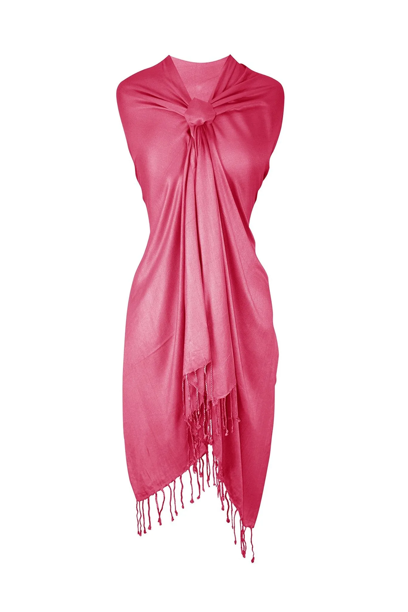 Hot Pink Pashmina Shawl Wrap Scarf