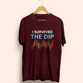 I Survived The Dip Half Sleeve T-Shirt