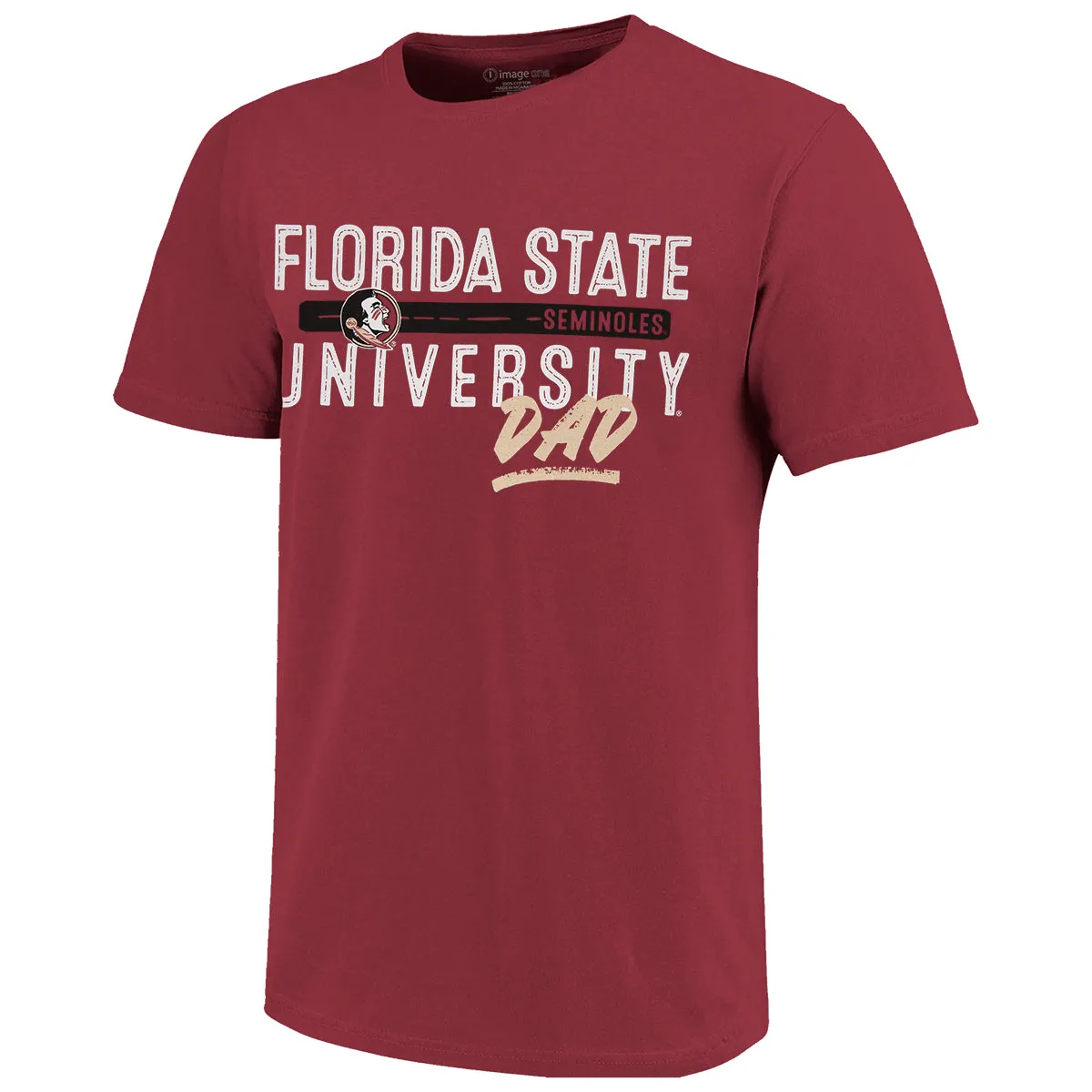 Image One Men's Florida State University/Seminole Dad Design Short Sleeve T-shirt - Garnet