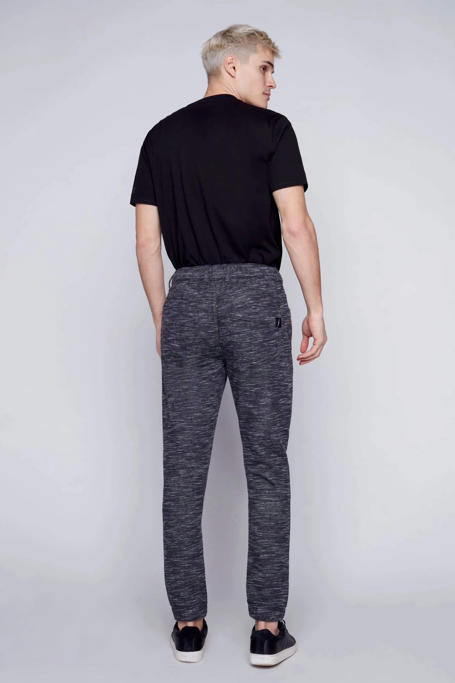 JAGGER - 5 Pocket Fleece Jogger - Heather Charcoal