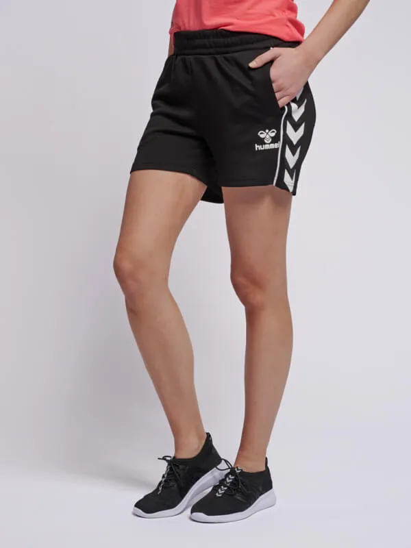 Jina Women Polyester Black Short