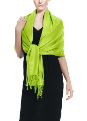 Kelly Green Pashmina Shawl Wrap Scarf