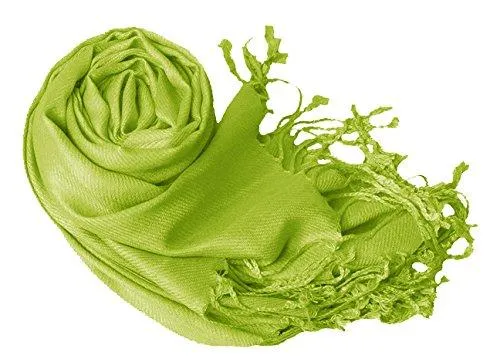 Kelly Green Pashmina Shawl Wrap Scarf