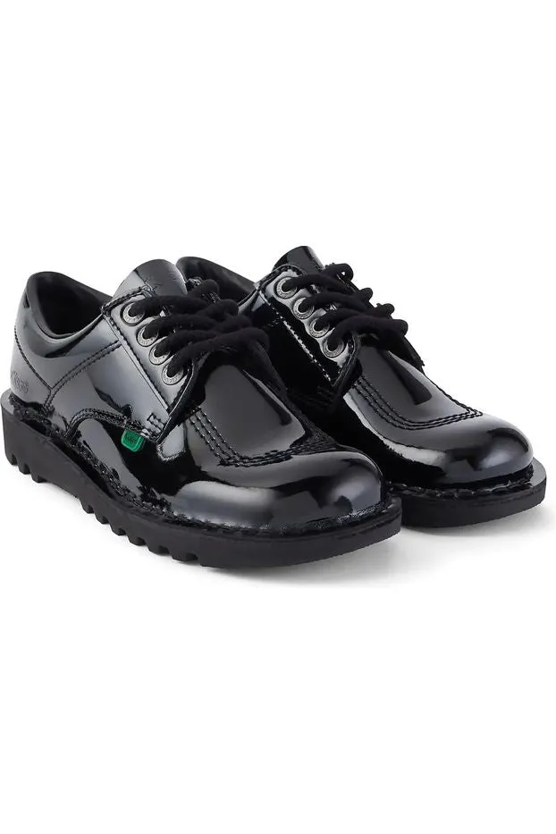 Kickers Kick Lo Core Black Patent