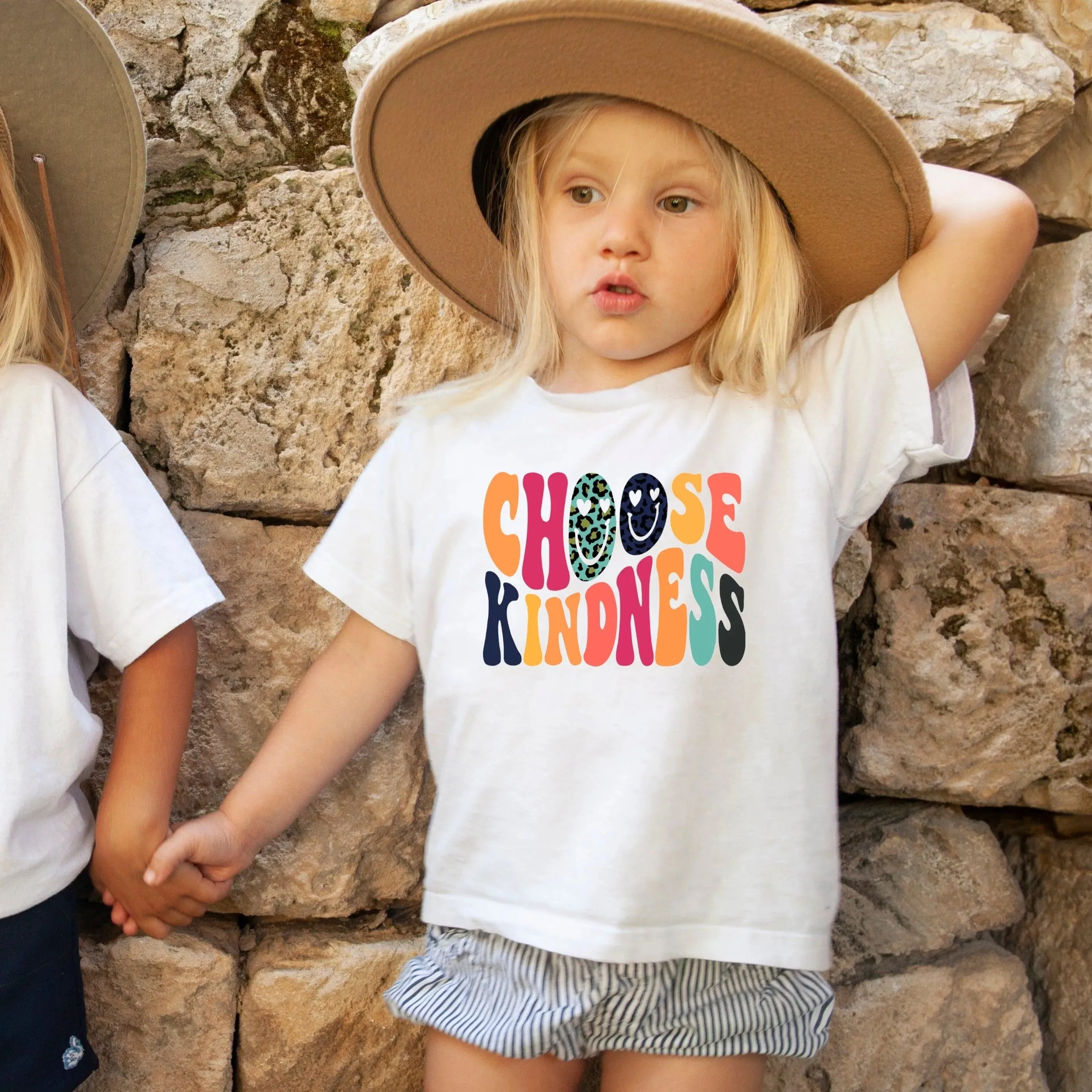 Kid's 'Choose Kindness' Slogan T-shirt