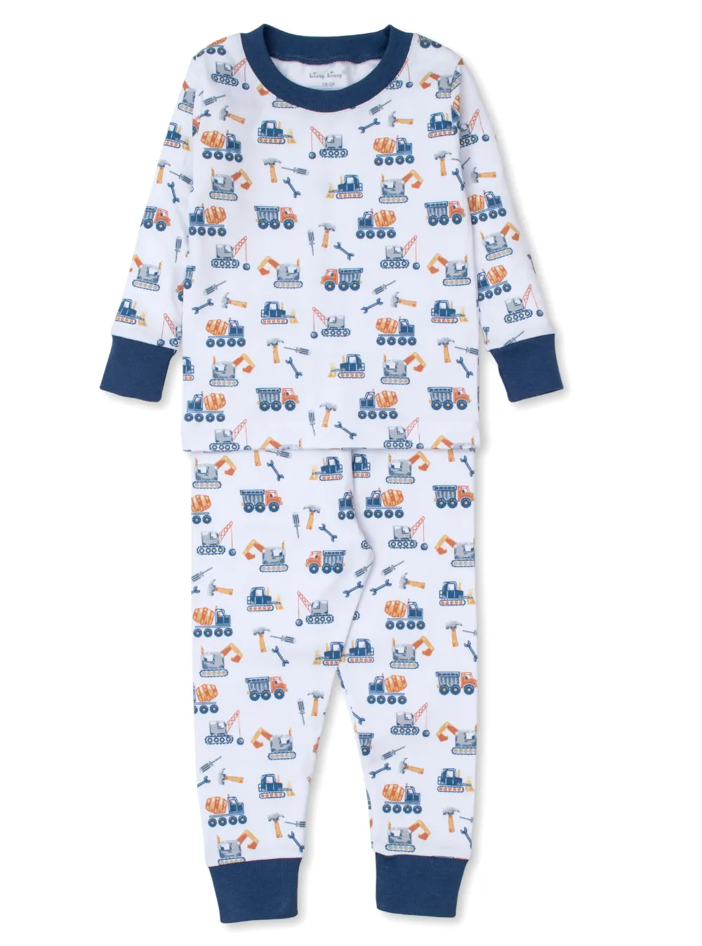 Kissy Kissy Snugfit Pajama Set in Construction Crew