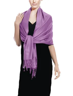 Lavender Pashmina Shawl Wrap Scarf