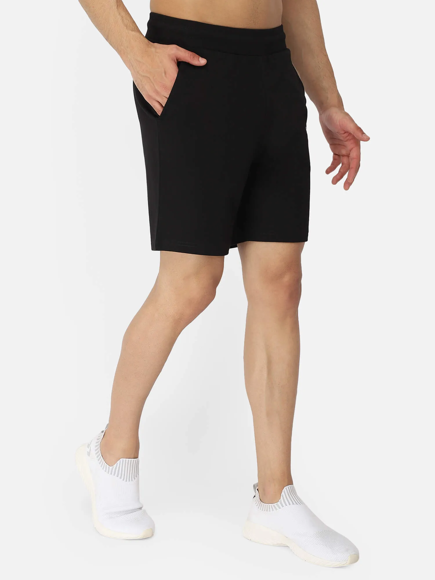 Legacy Men Cotton Black Short