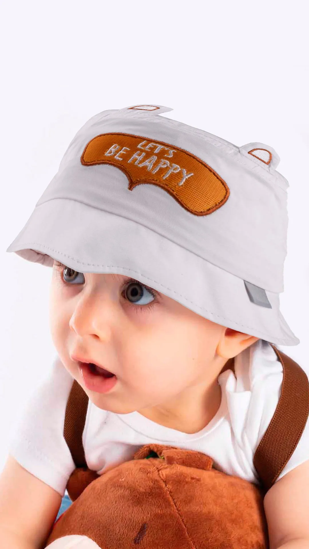 Let'S Be Happy Old-Baby Bucket Hat 1-3 Years