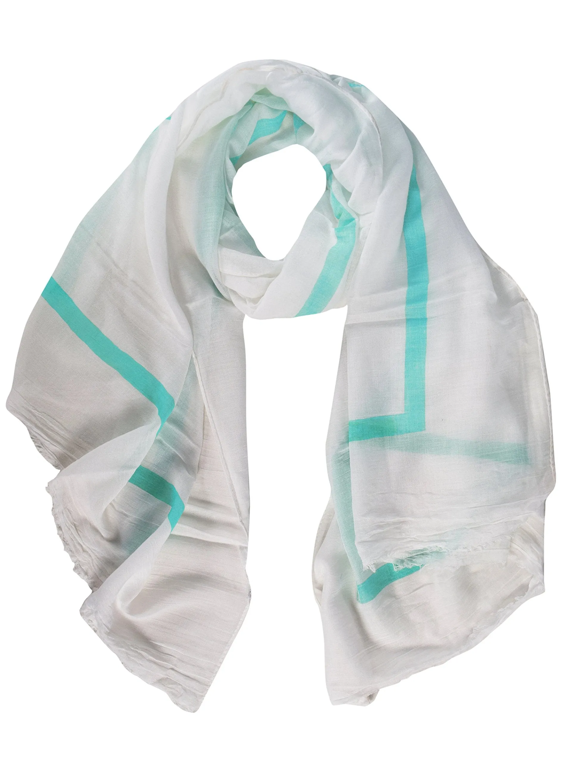 Lightweight Cotton Blend Sophisticated Scarves Shawls