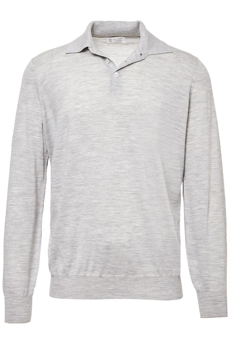 Lightweight Polo Sweater