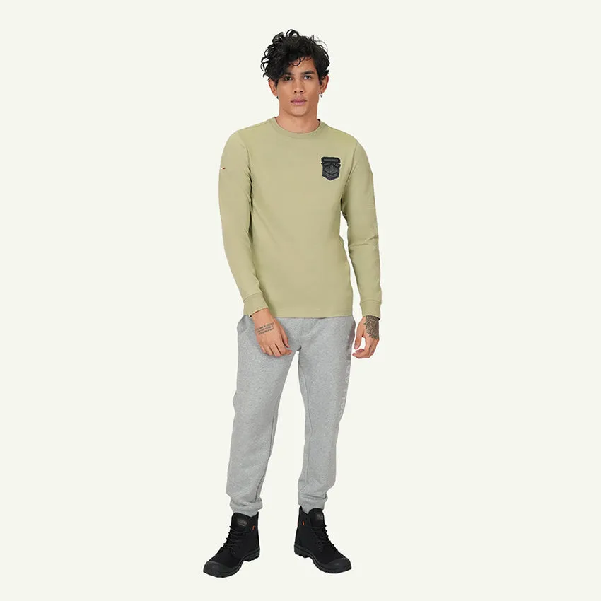 L/S TEE GPS PRINT MEN'S SWEATSHIRT -  EUCALIPTUS