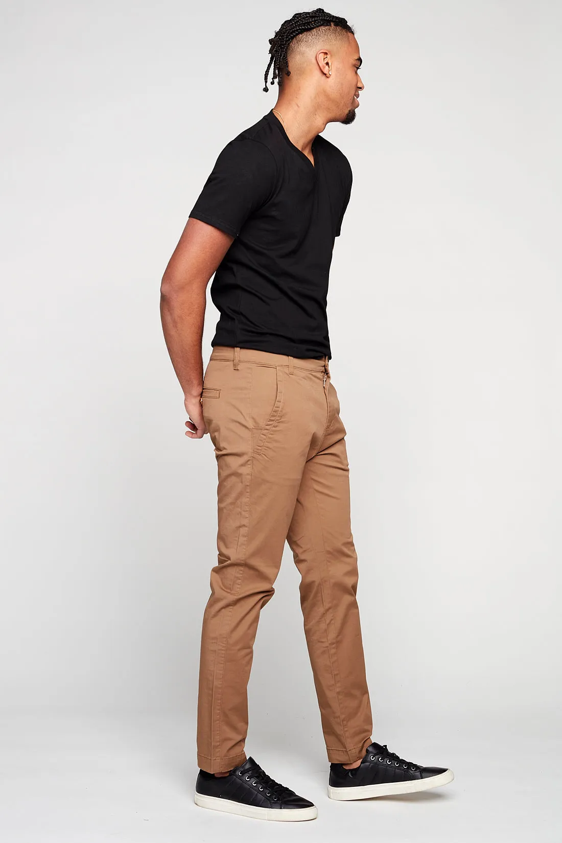 MARLEY - Slim Fit Chinos - Tobacco