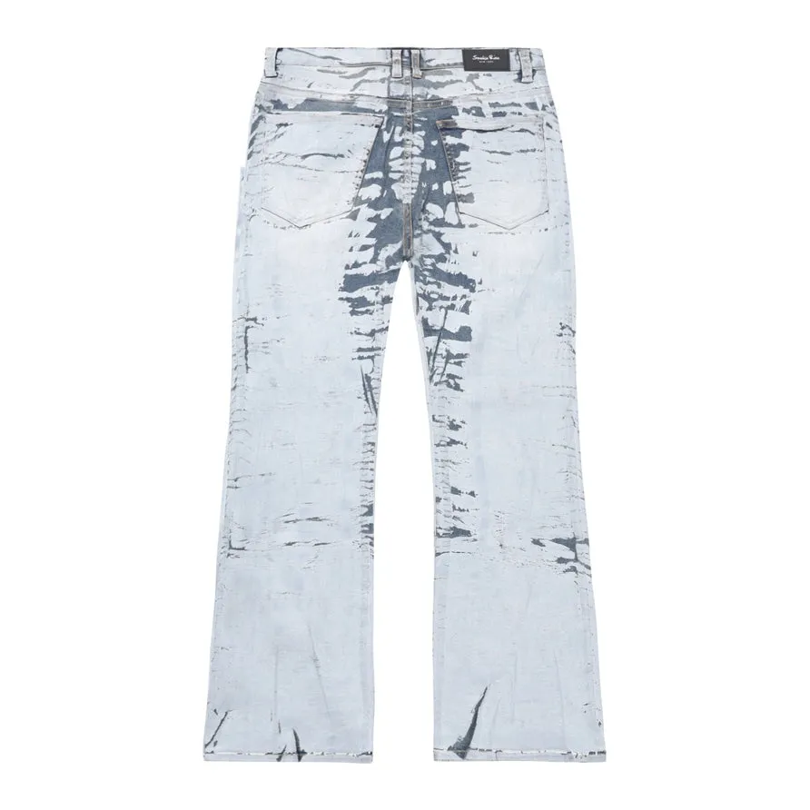 Matt Foil Denim Pants - Matte Foil Blue