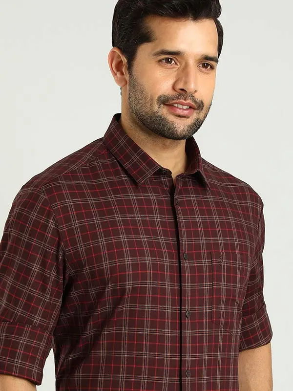 Men Checked Full Sleeve Cotton Shirt