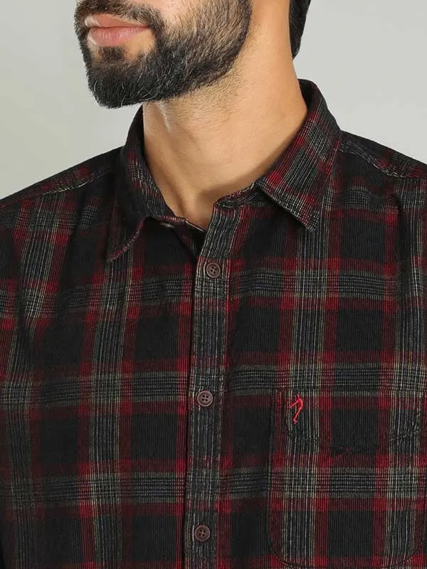 Men Checked Full Sleeve Cotton Shirt