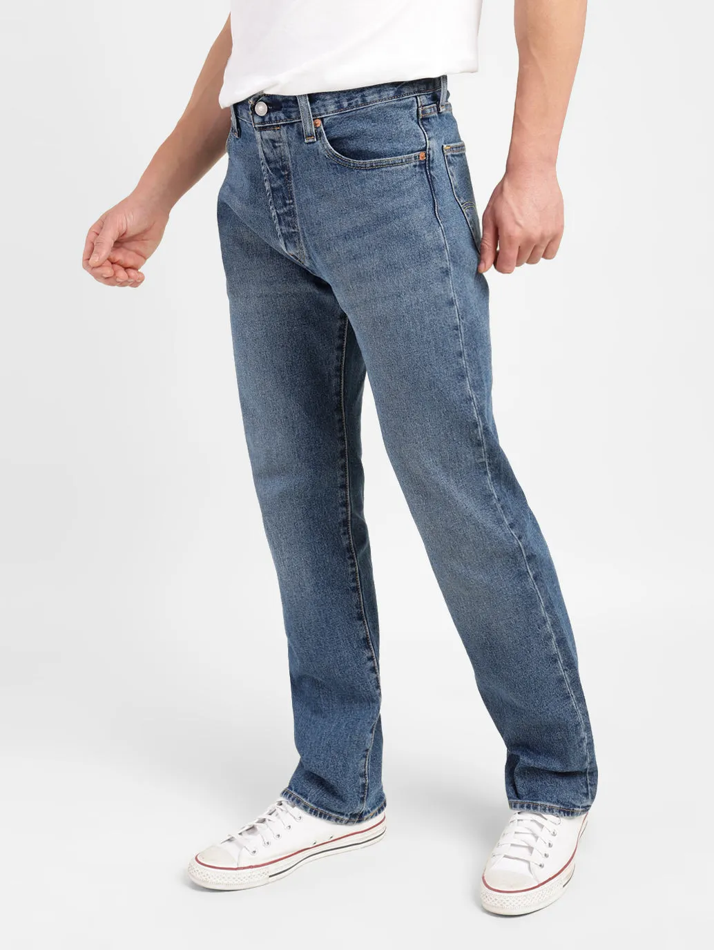 Men's 501 Blue Regular Fit Jeans