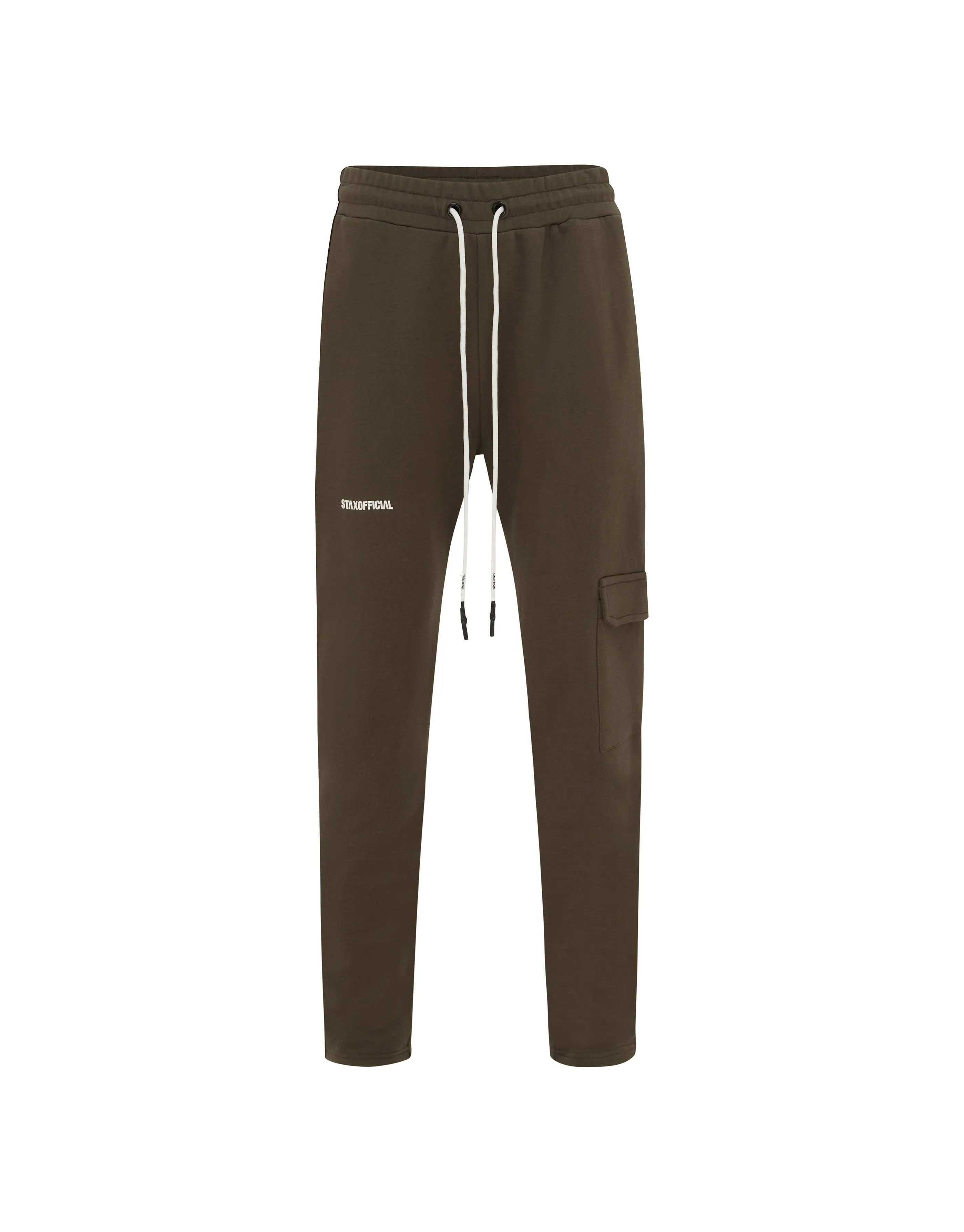 Mens Fitted Joggers - Khaki