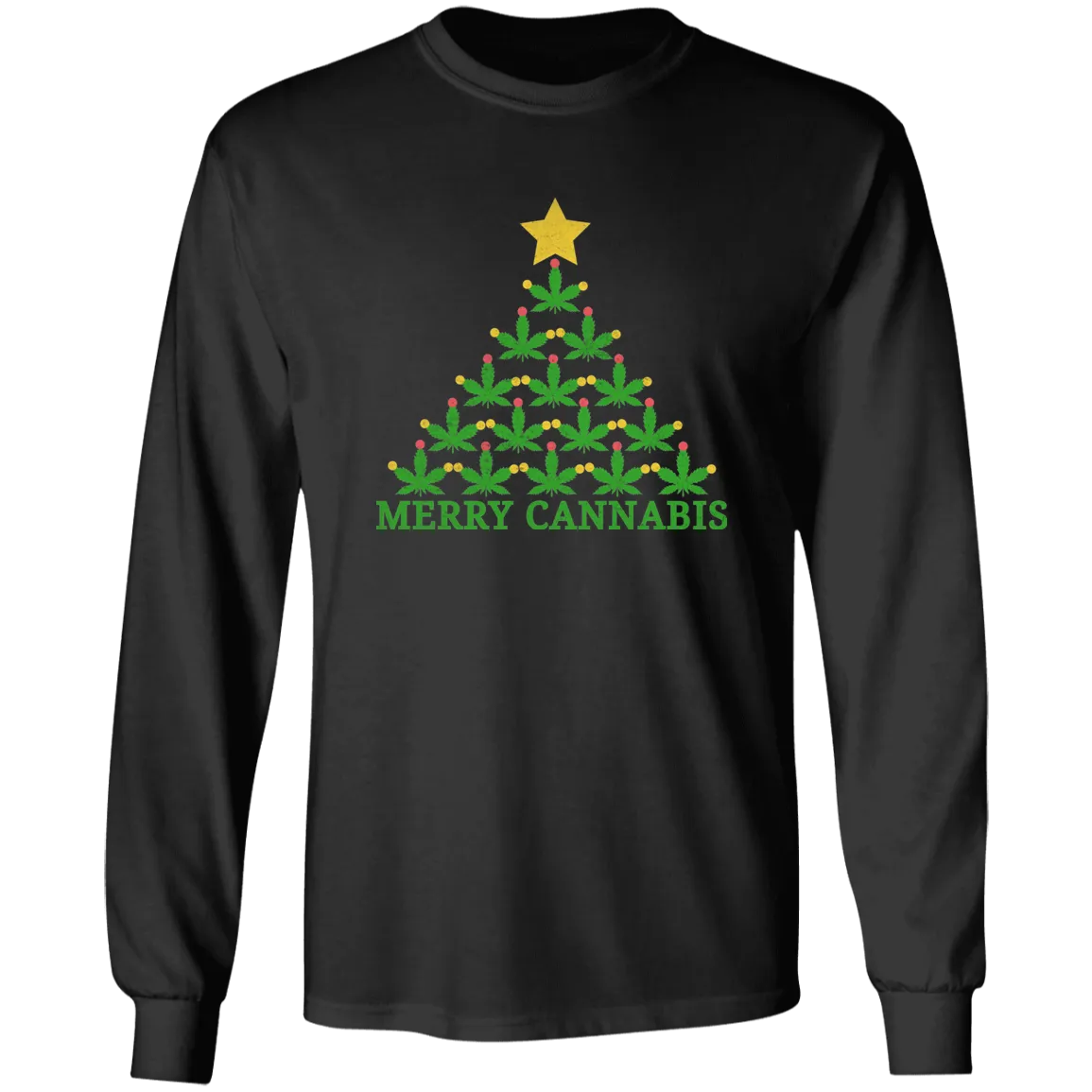 Merry Cannabis 2 Long T-Shirt