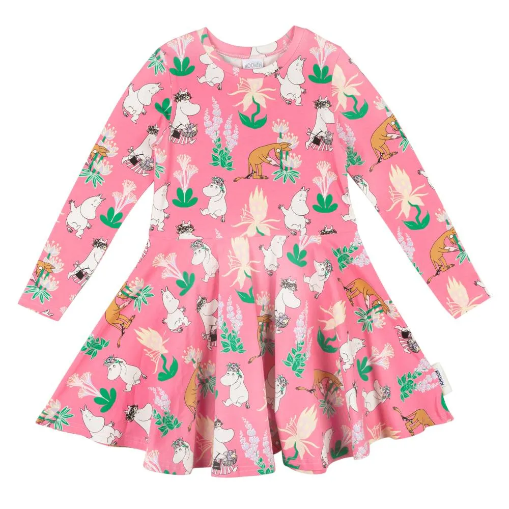 Moomin Growth Dress Pink - Martinex