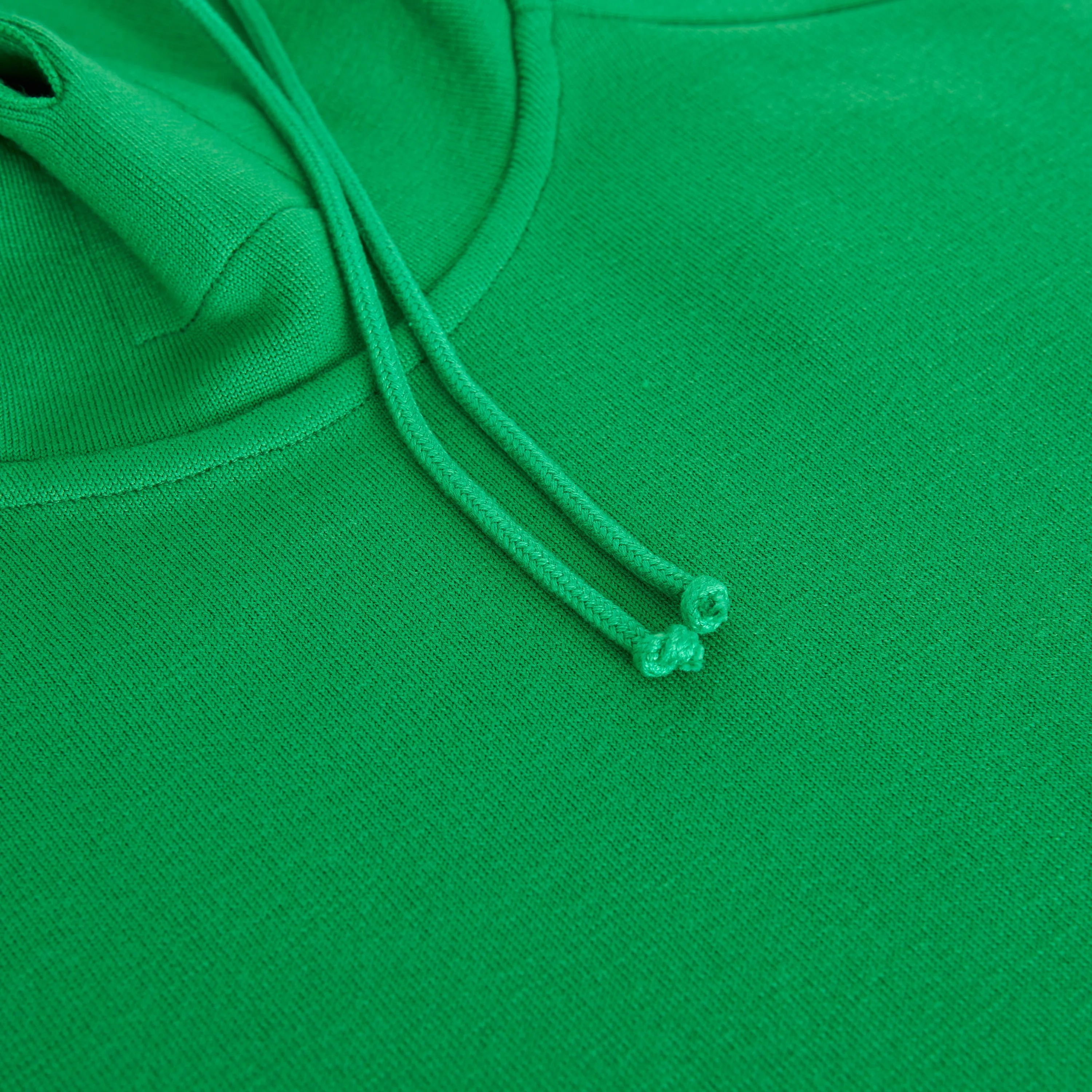 Parakeet Green Lightweight Double Merino Wool Hooded Jumper