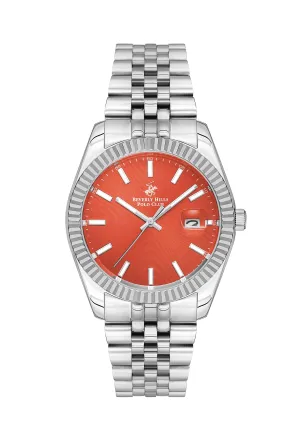 Polo - BP3018X.301 Gents 3 Hands - Date Orange Dial Ceramic Sapphire Coated Glass