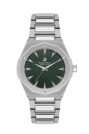 Polo - BP3554X.380 Gents 3 Hands Green Dial Ceramic Sapphire Coated Glass