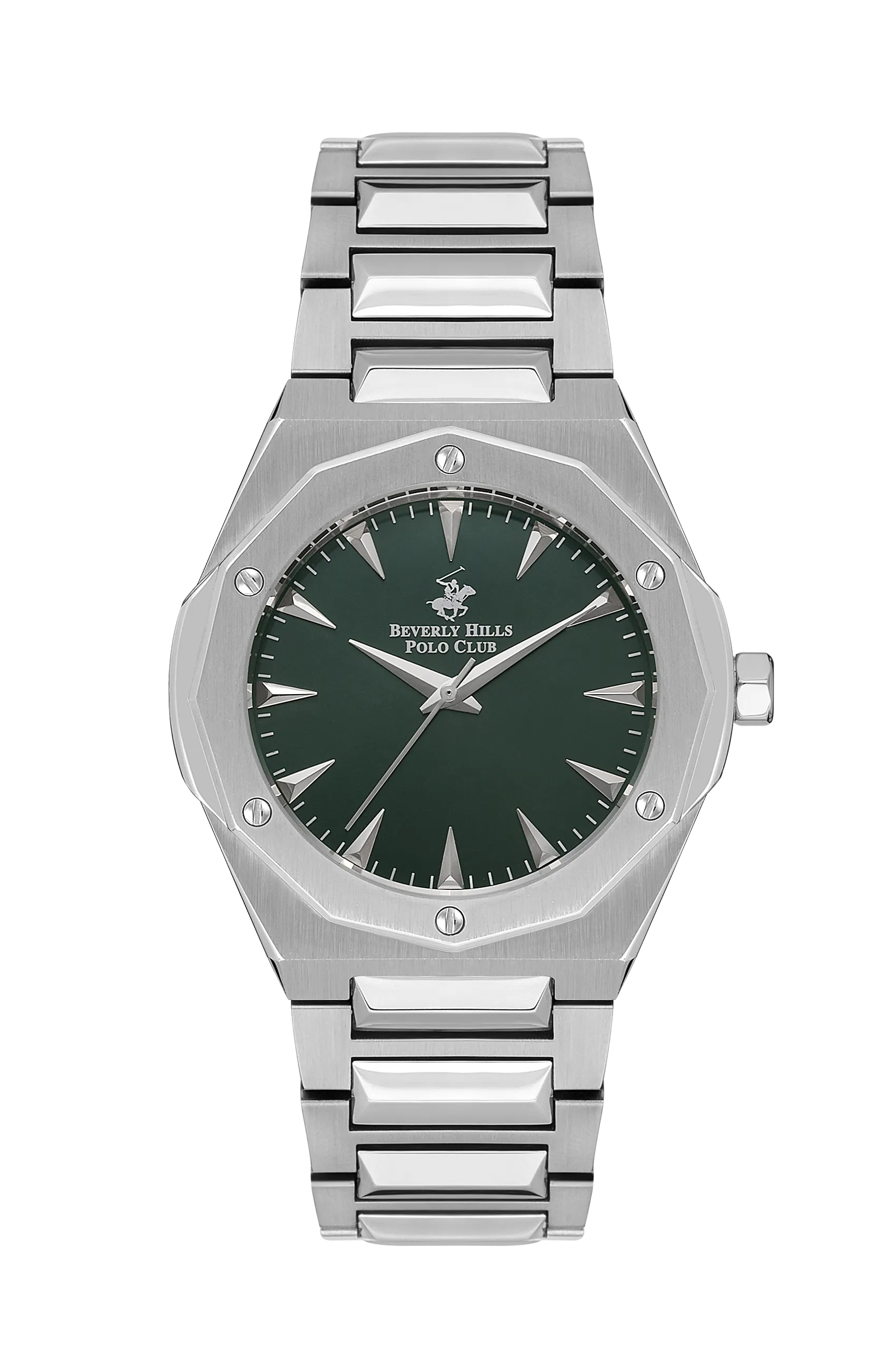 Polo - BP3554X.380 Gents 3 Hands Green Dial Ceramic Sapphire Coated Glass