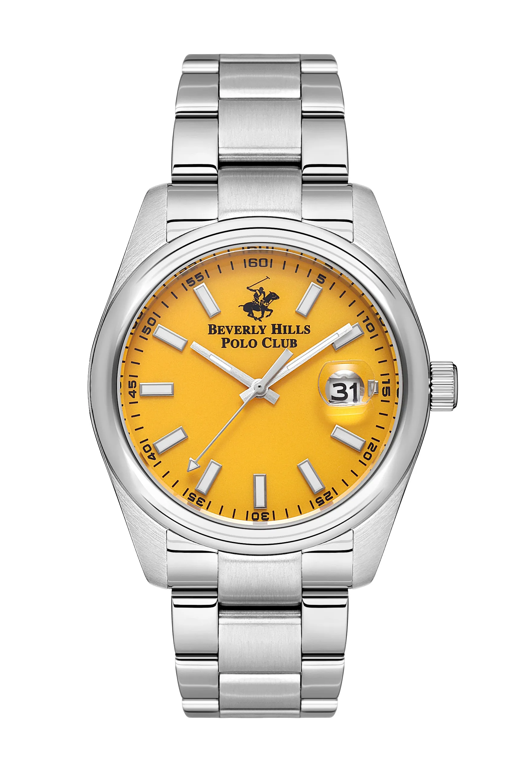 Polo - BP3598X.301 Gents 3 Hands - Date Yellow Dial Ceramic Sapphire Coated Glass