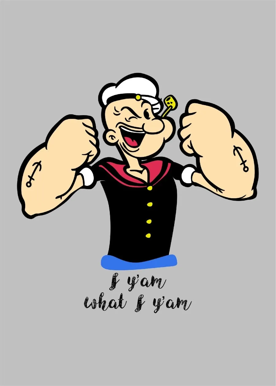 Popeye Men Half Sleeve T-Shirt