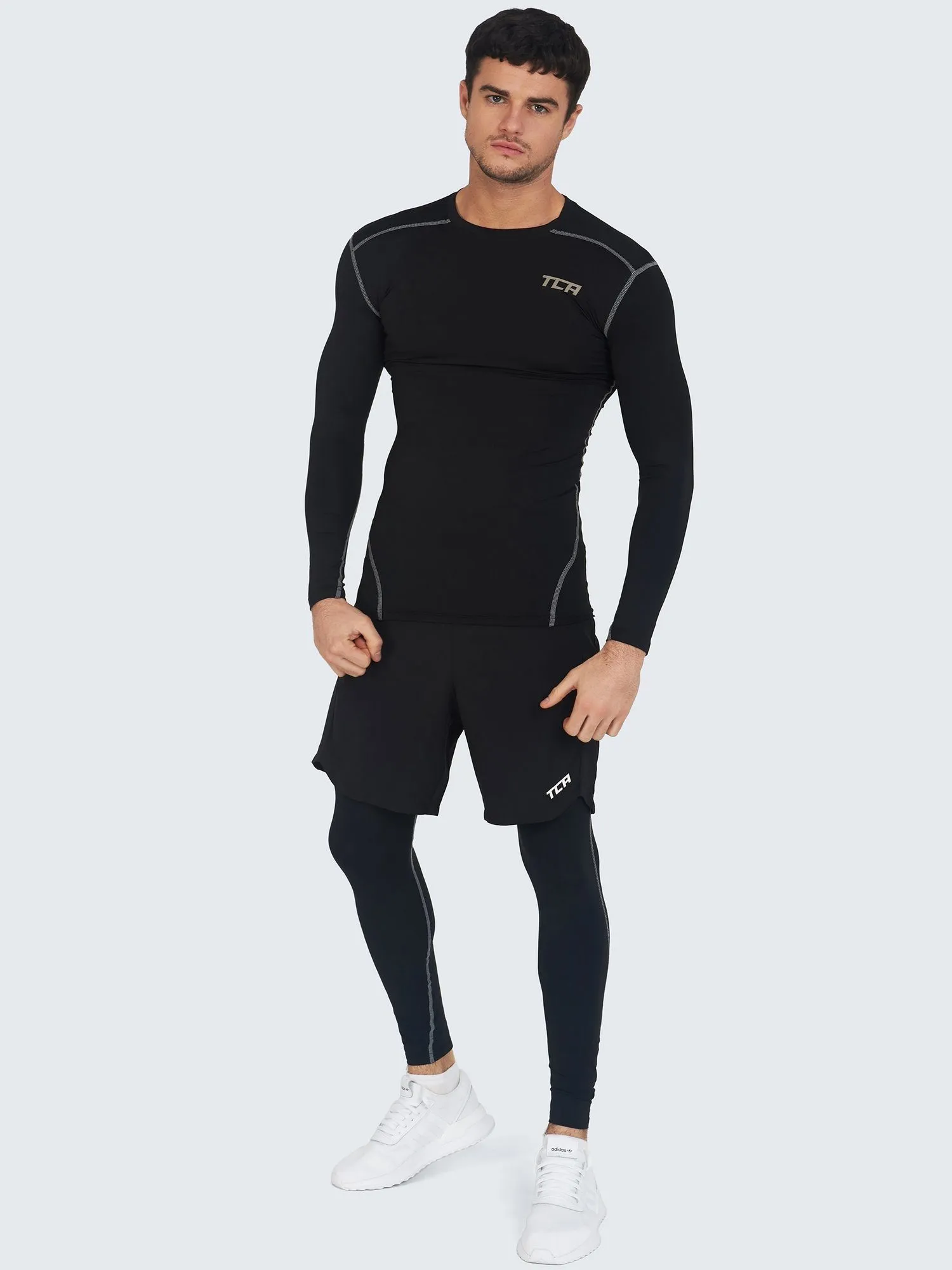 Pro Performance Compression Base Layer Long Sleeve Crew Neck For Men