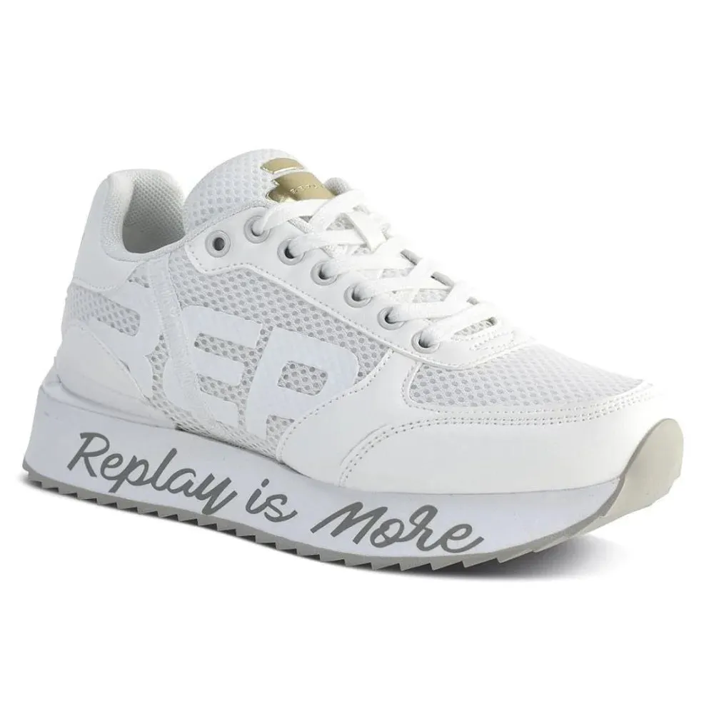 REPLAY Penny Mesh Women Sneakers RS630090T-WHTWHT