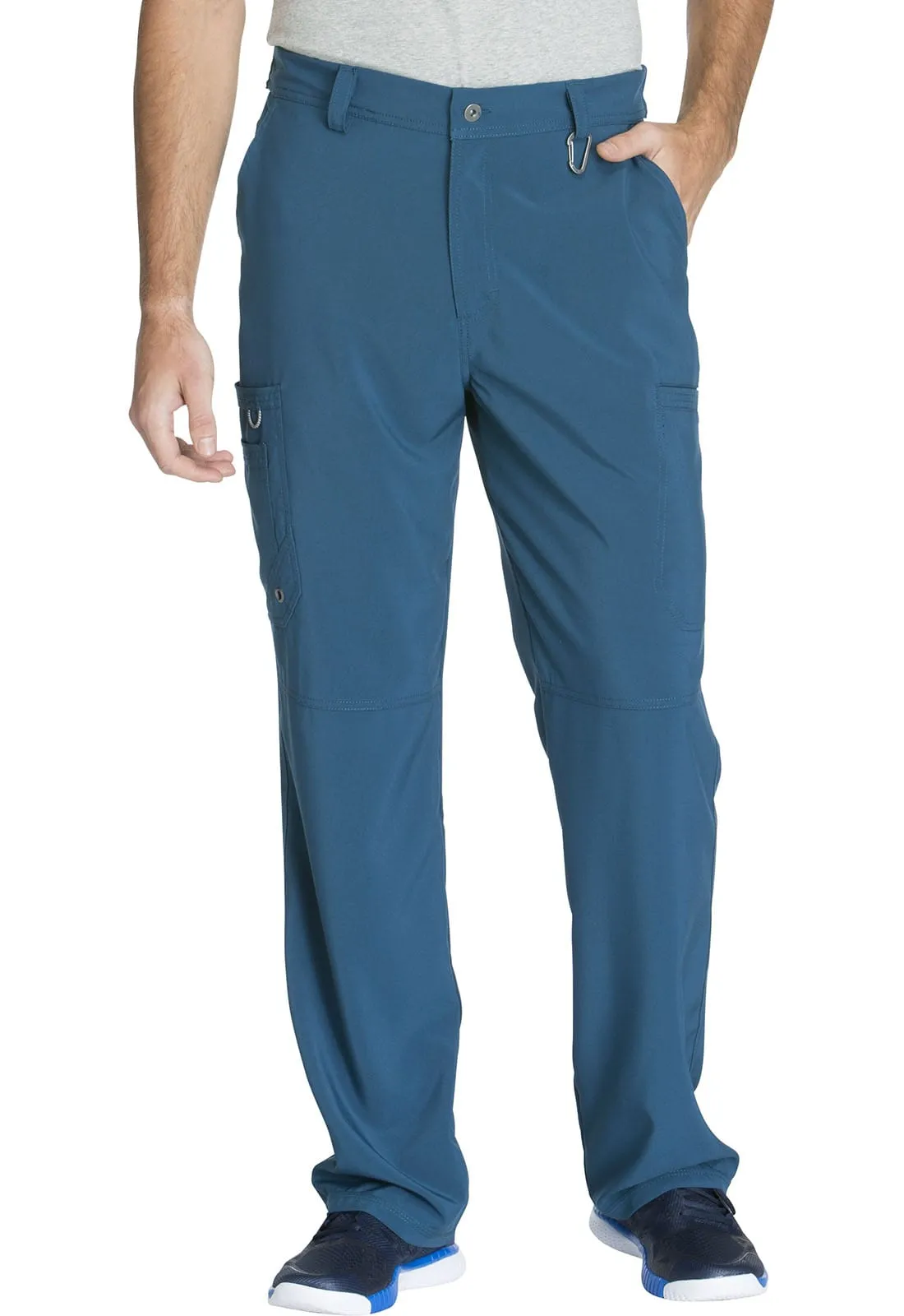 St George's Infinity Regular Men's Fly Front Scrub Pant Caribbean Blue - Inseam 32" (81cm) STG-CK200A