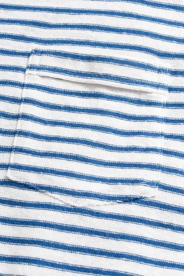 Stripe Hemp Cotton Polo