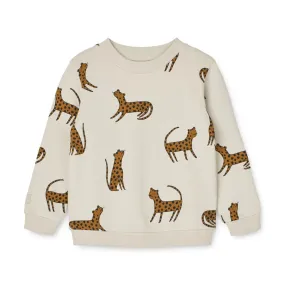 Thora Sweatshirt - Leopard/Sandy