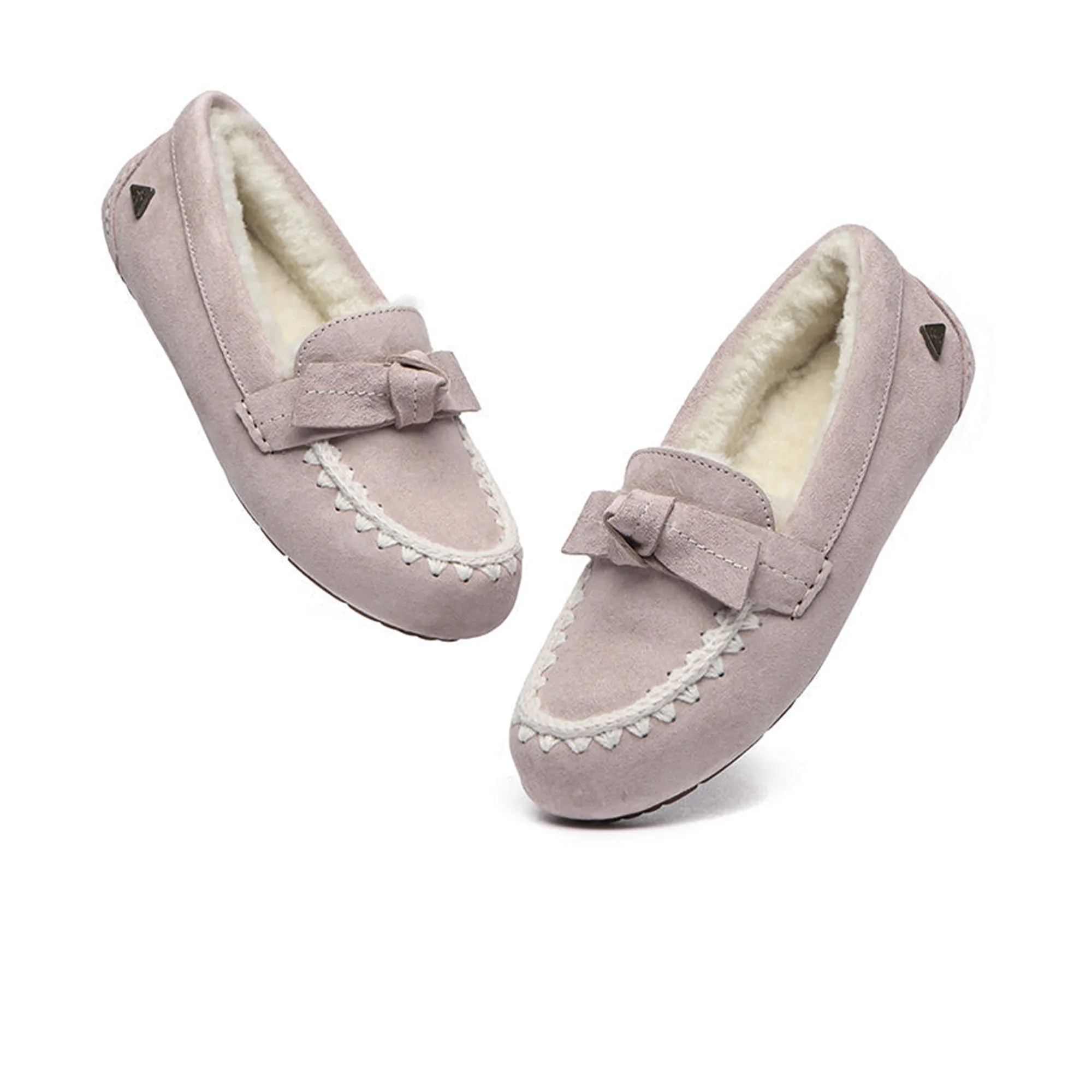 UGG Woven Bow Moccasin