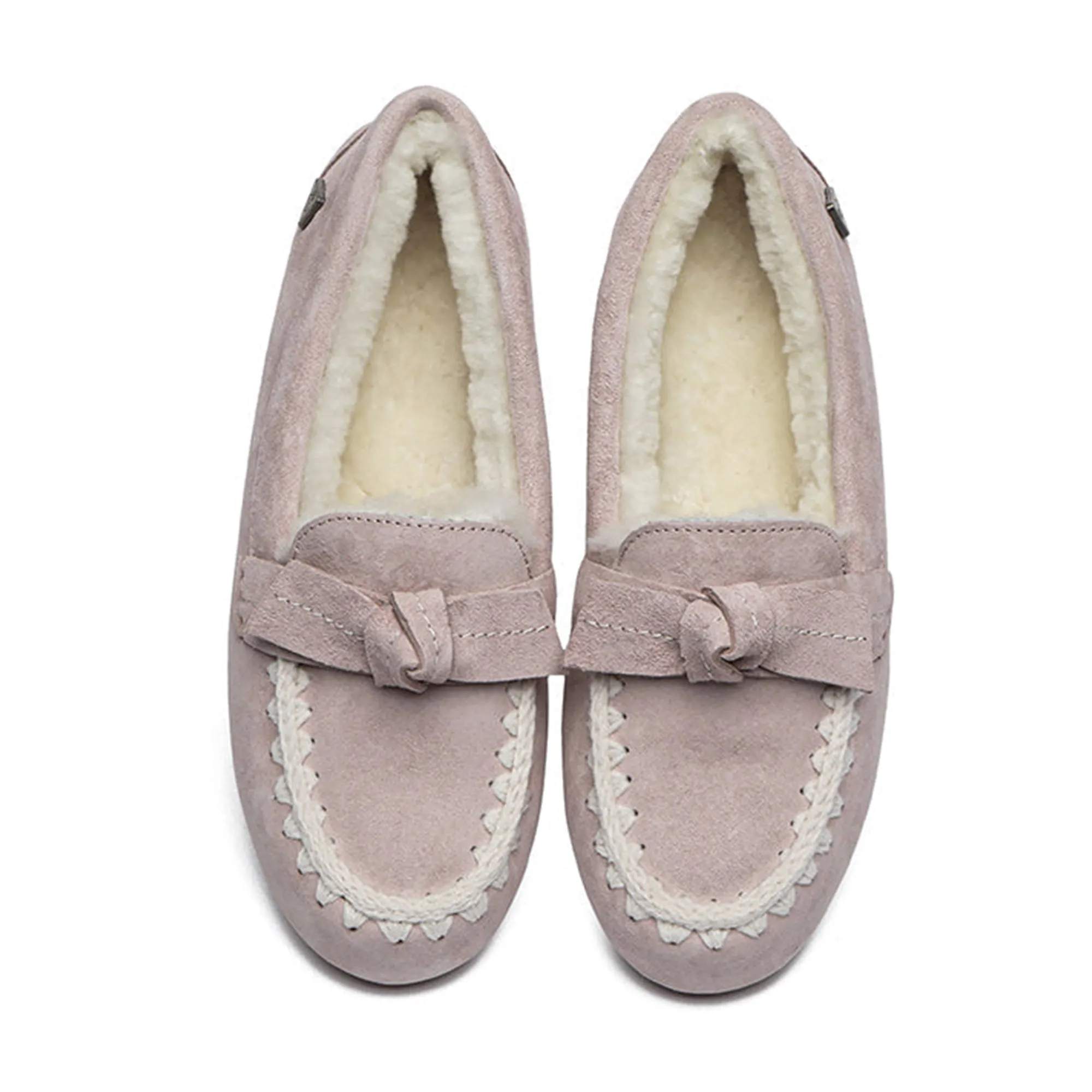 UGG Woven Bow Moccasin