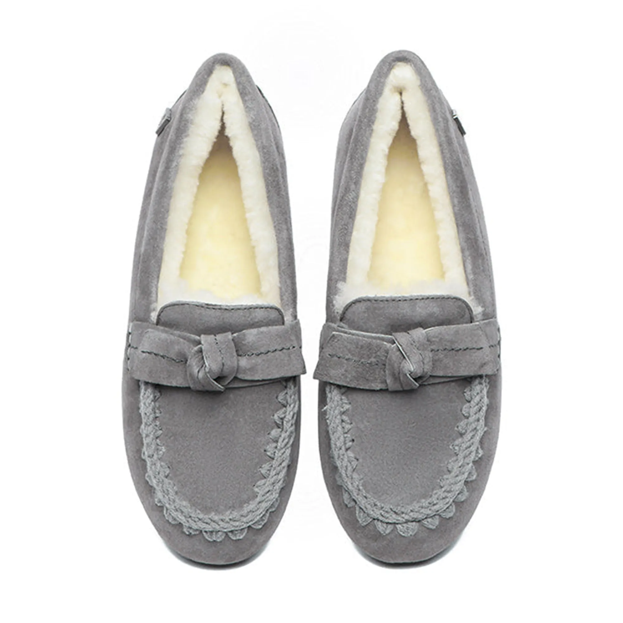 UGG Woven Bow Moccasin