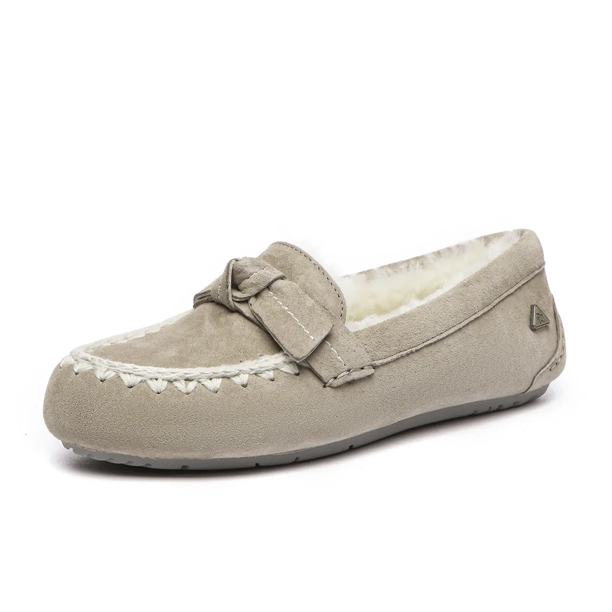 UGG Woven Bow Moccasin