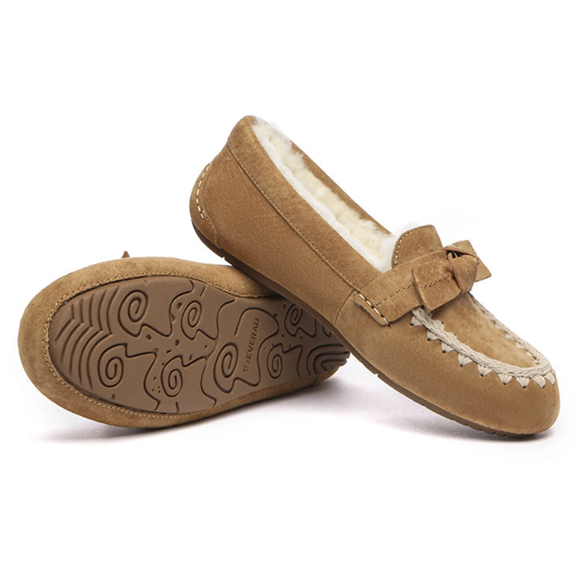 UGG Woven Bow Moccasin