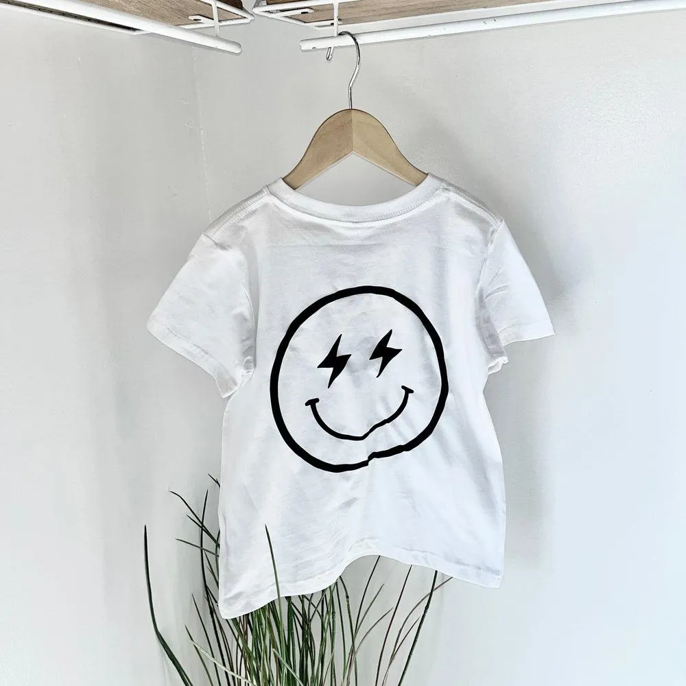 White Lightning Face Tee