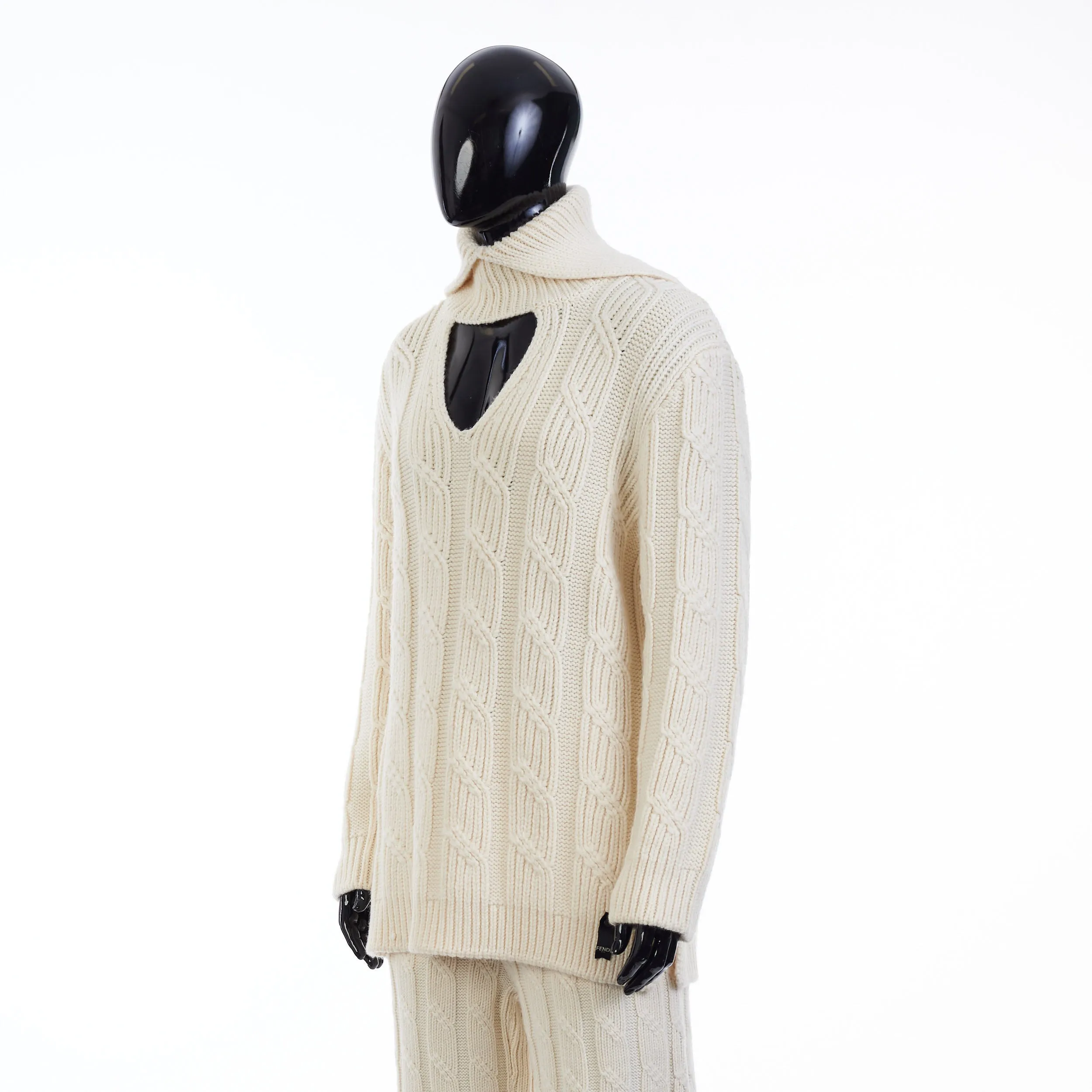 White Wool Pullover