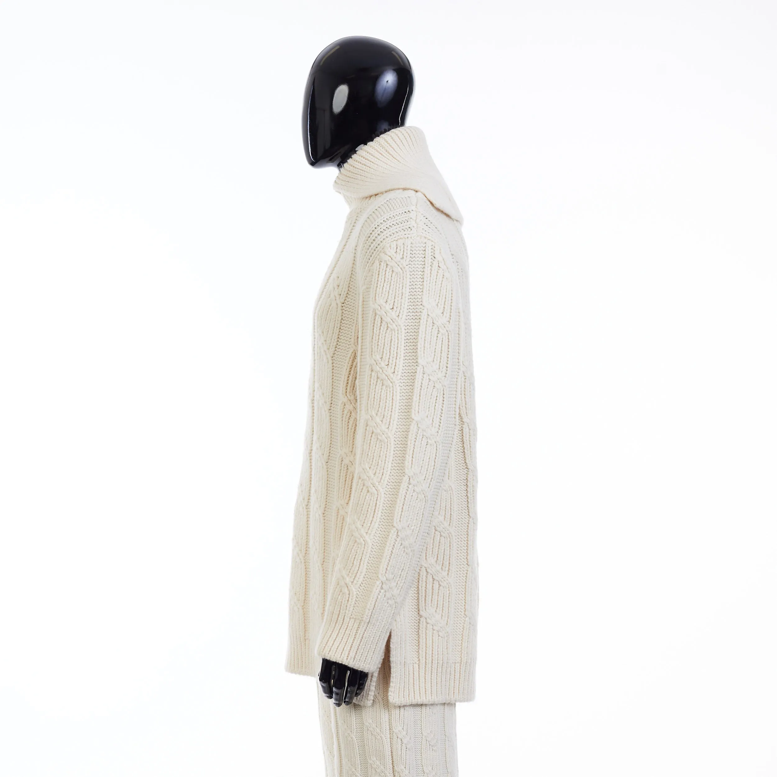 White Wool Pullover